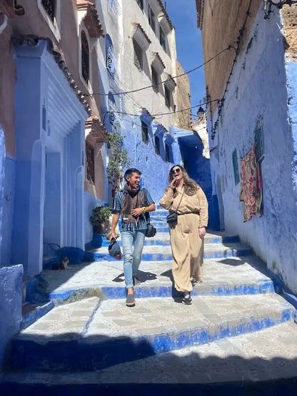 From Fès : excursion d’une journée pour visiter Chefchaouen et faire du sightseeing en ville