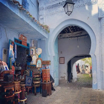 From Fès : excursion d’une journée pour visiter Chefchaouen et faire du sightseeing en ville