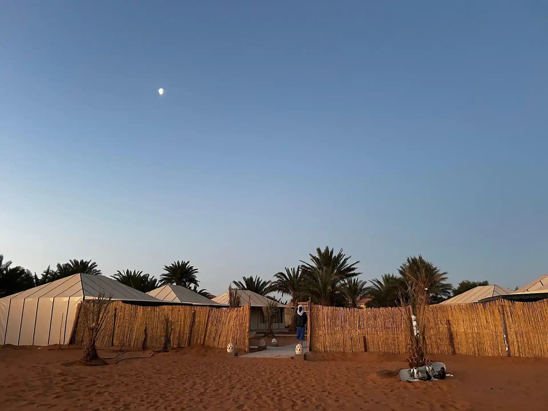 Expérience dans un camp du désert