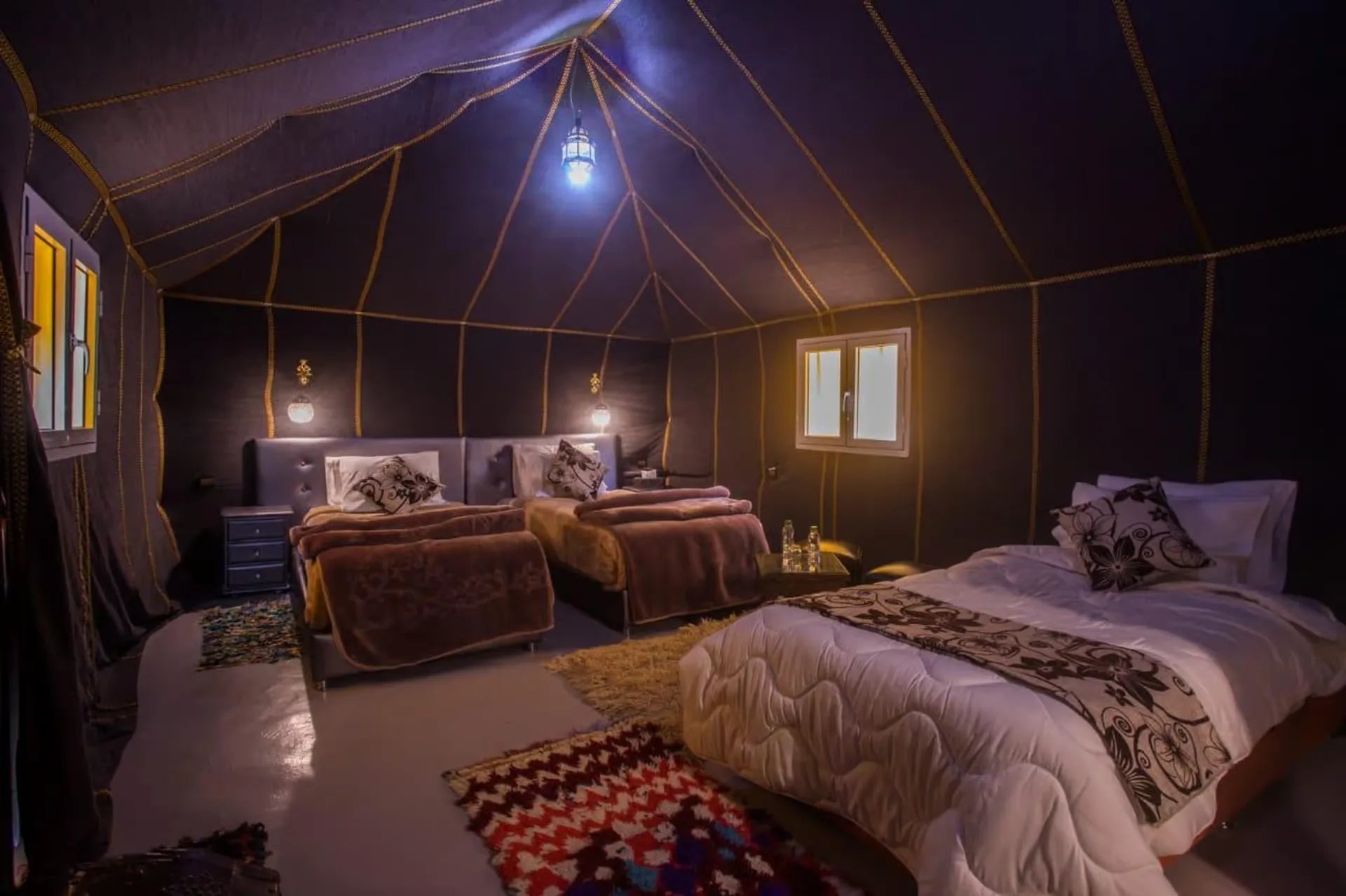 Expérience dans un camp du désert