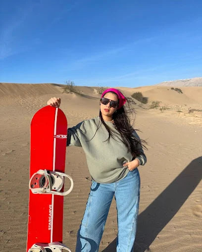 From Agadir: tour de sandboard y dunas de Timlalin con paseo en camello opcional