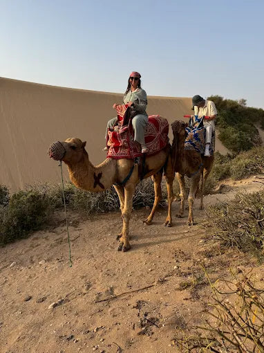 From Agadir: tour de sandboard y dunas de Timlalin con paseo en camello opcional