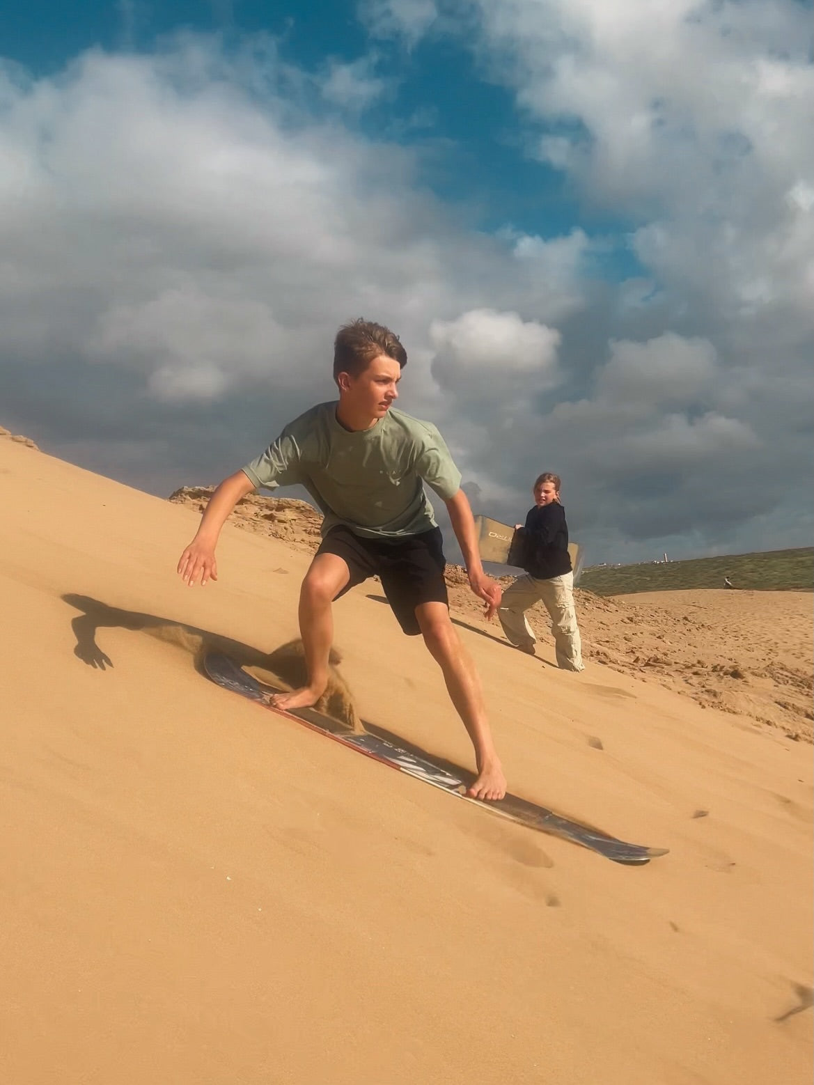 From Agadir and Taghazout: Timlalin Sandboarding and Canyon Tour