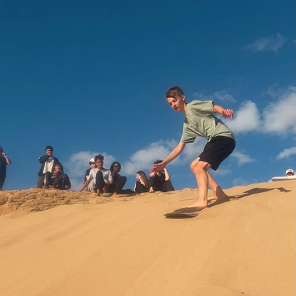From Agadir and Taghazout: Timlalin Sandboarding and Canyon Tour