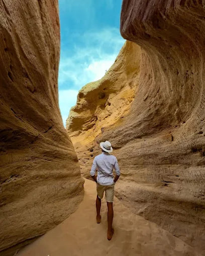 From Agadir and Taghazout: Timlalin Sandboarding and Canyon Tour