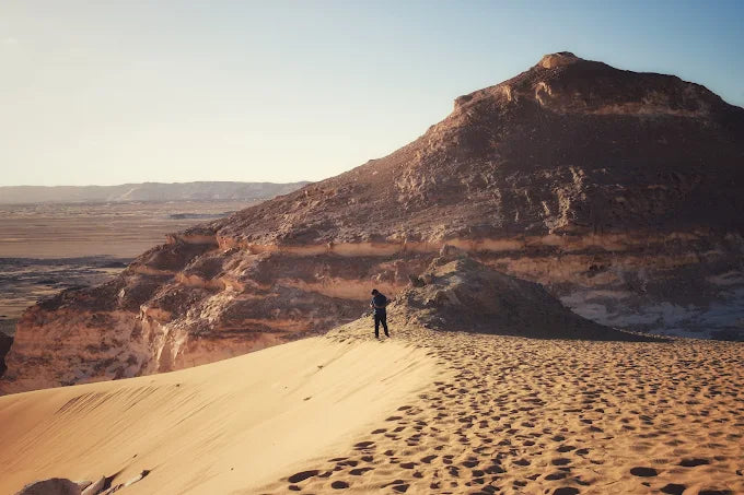 From Kairo: Geführte Tour in die Schwarz- und Weißwüste und zur Bahariya-Oase