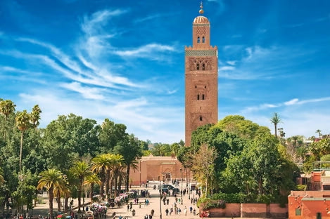From Casablanca: Kamelridning i Marrakech og byrundtur med hest og vogn