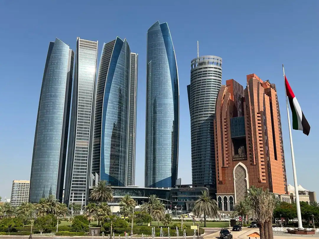 Von Dubai: Abu Dhabi Stadtrundfahrt mit Sheikh Zayed Moschee und Besuch des Dattelmarkts