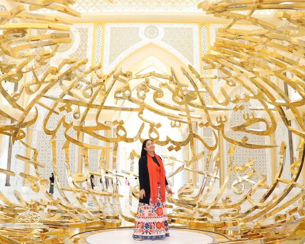 From Dubai: Privat bytur i Abu Dhabi til Den store moskeen og Heritage Village-tur