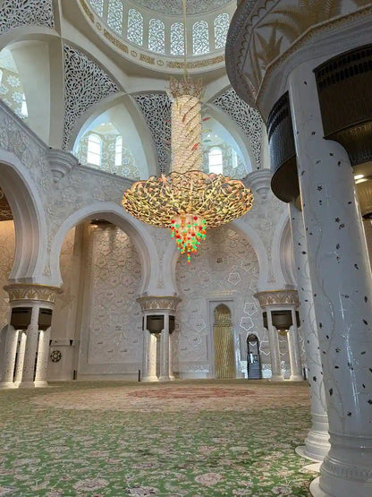 From Dubai: Privat bytur i Abu Dhabi til Den store moskeen og Heritage Village-tur