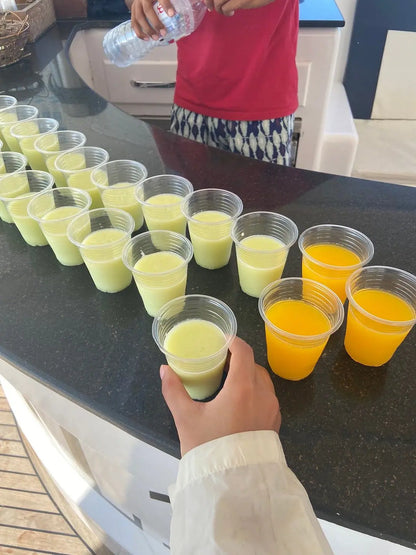 From El Gouna: Luxe Cruise naar Orange Bay in Hurghada met Lunch