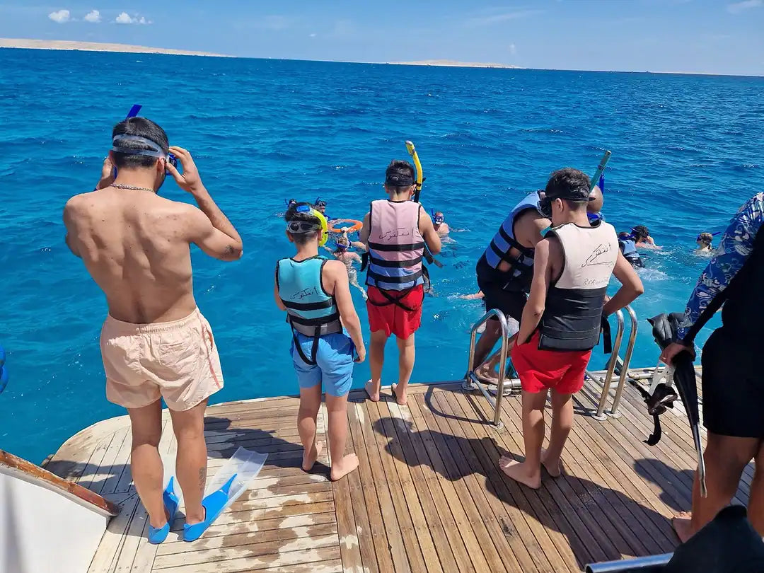 Hurghada: Snorklecruise til Orange Bay Island med lunsj