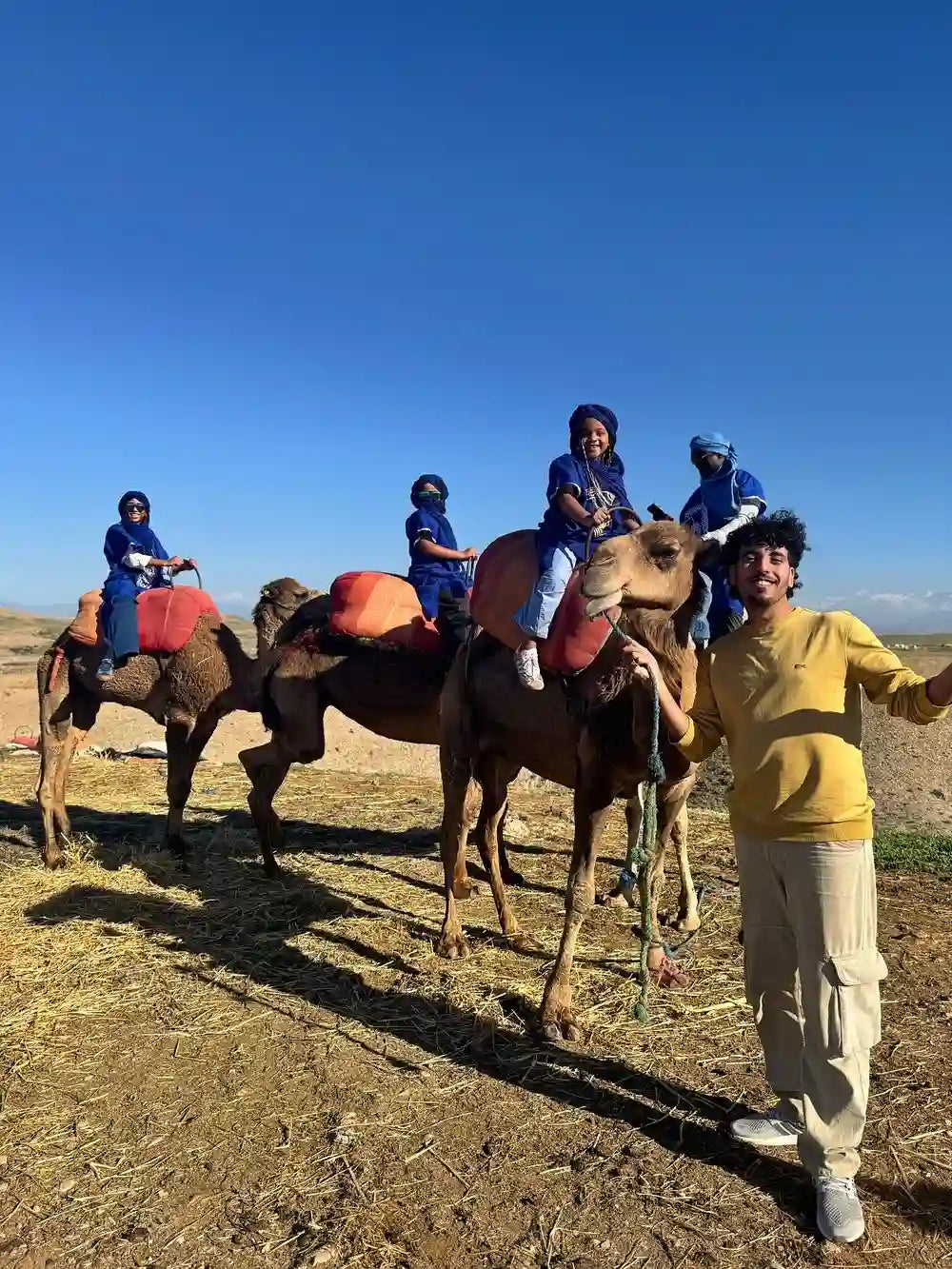 Från Marrakech: Privat utflykt med fyrhjuling i Agafayöknen, kamelridning och middag