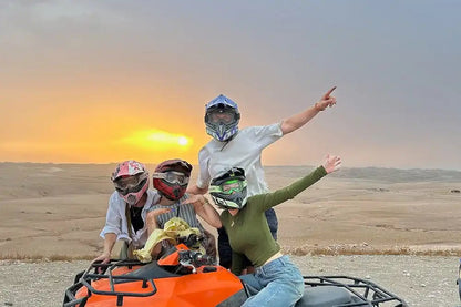 Från Marrakech: Privat utflykt med fyrhjuling i Agafayöknen, kamelridning och middag