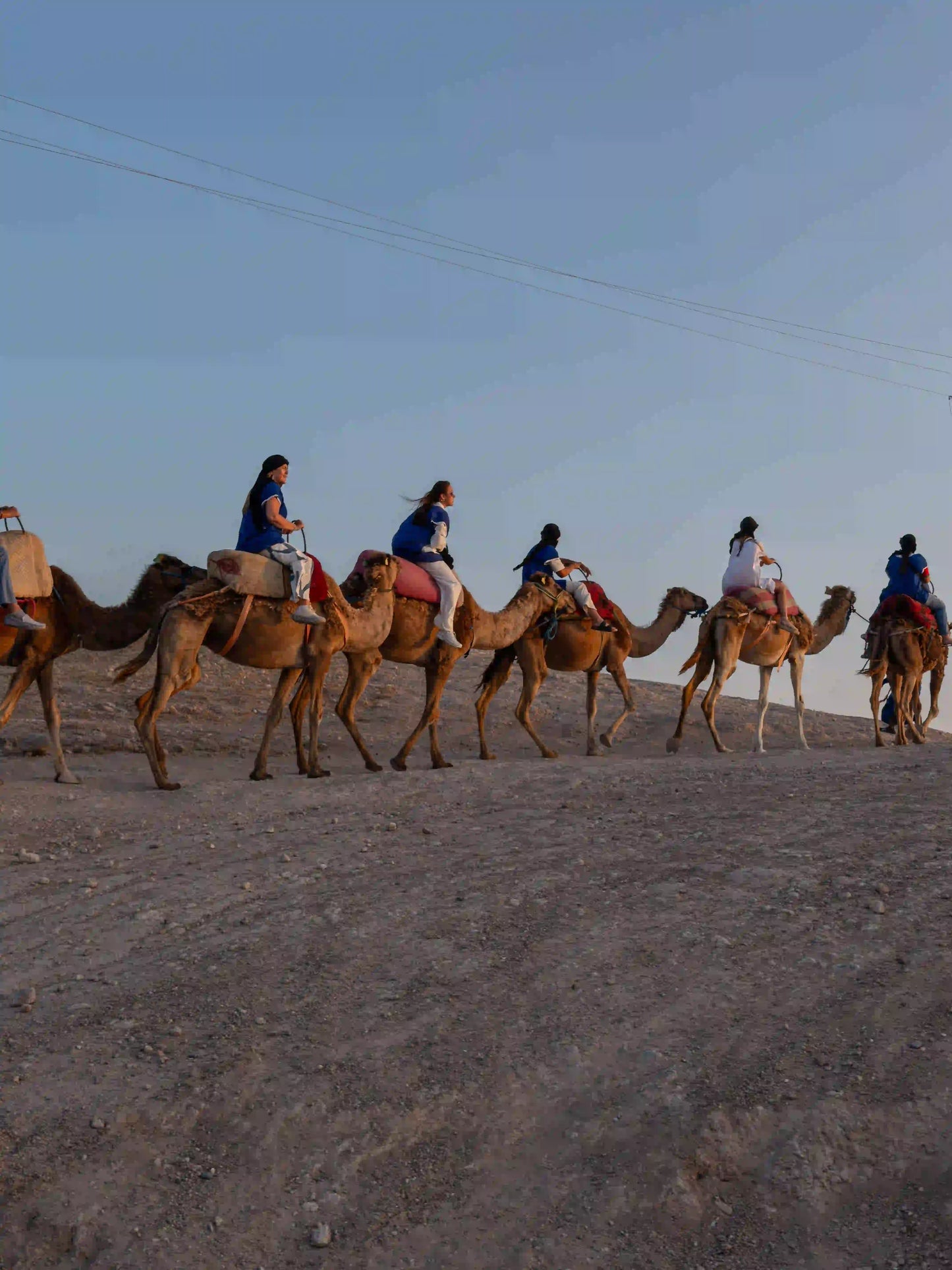 From Marrakech: Agafay Desert Sunset Camel Ride, Dinner and Fire Show