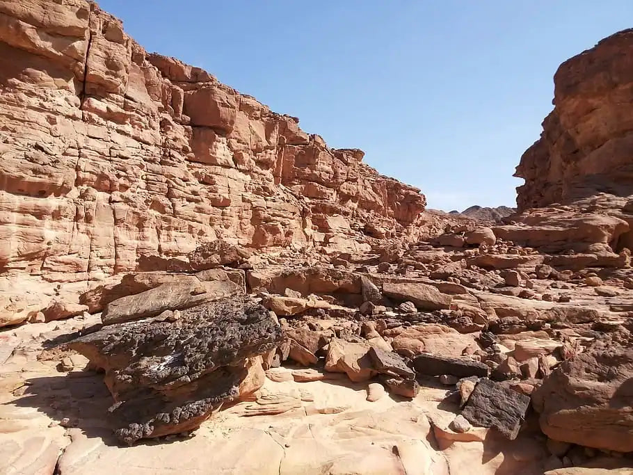 From Sharm El Sheikh: Blue Hole, Colored Canyon and Dahab Guided Tour