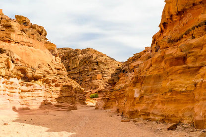 From Sharm El Sheikh: Colored Salama Canyon and Snorkeling at Dahab