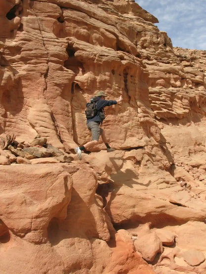 Dari Sharm El Sheikh: Tur Sehari ke Dahab ke 3 Pools dan Canyon dengan Naik Unta