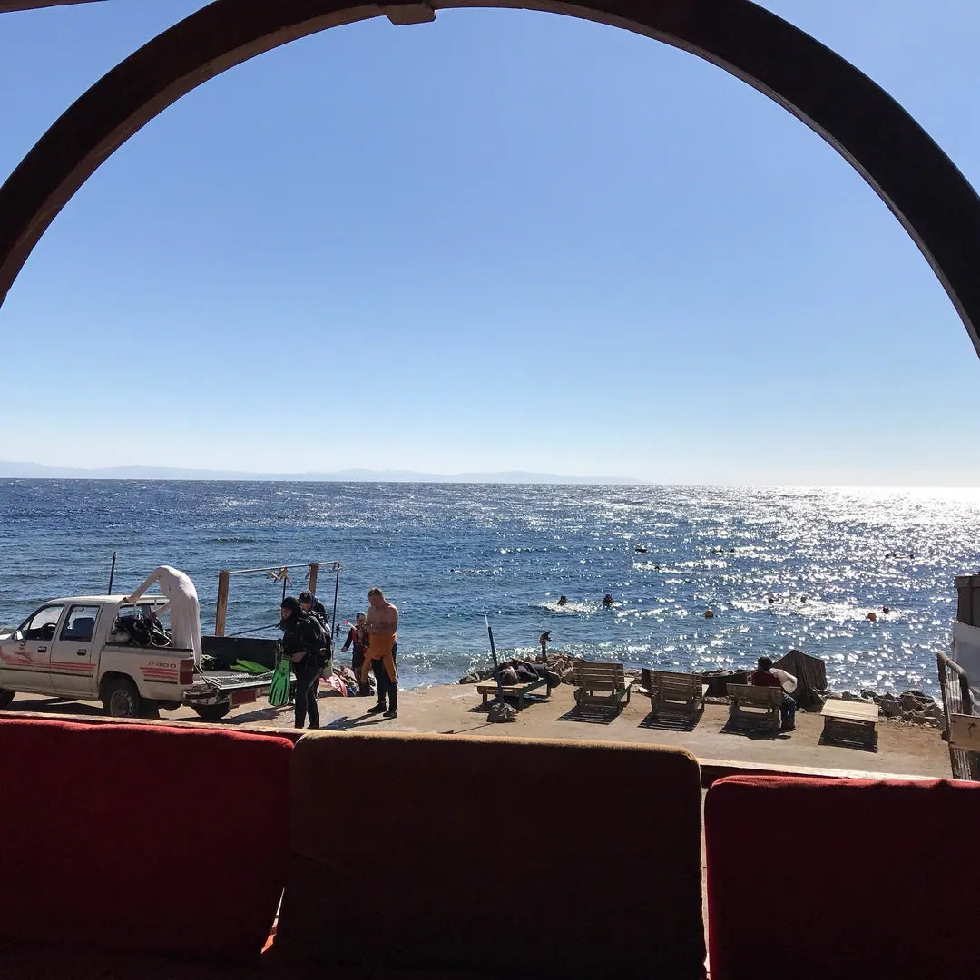 From Sharm El Sheikh: Day Trip to Dahab Colored Canyon and Blue Hole with Snorkeling