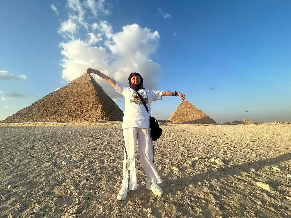 From Sharm El Sheikh: Cairo Day Trip to the Pyramids and Grand Egyptian Museum by Flight