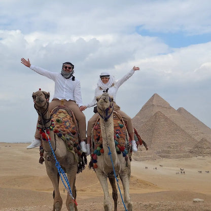 From Sharm El Sheikh: Cairo Day Trip to the Pyramids and Grand Egyptian Museum by Flight
