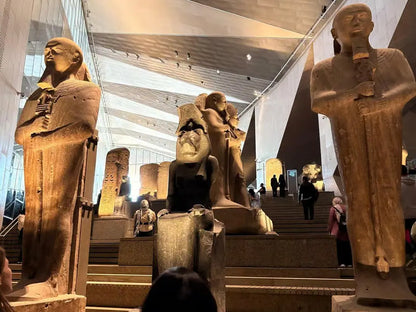 From Sharm El Sheikh: Cairo Day Trip to the Pyramids and Grand Egyptian Museum by Flight