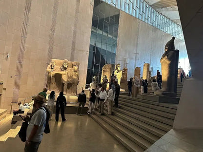 From Sharm El Sheikh: Cairo Day Trip to the Pyramids and Grand Egyptian Museum by Flight