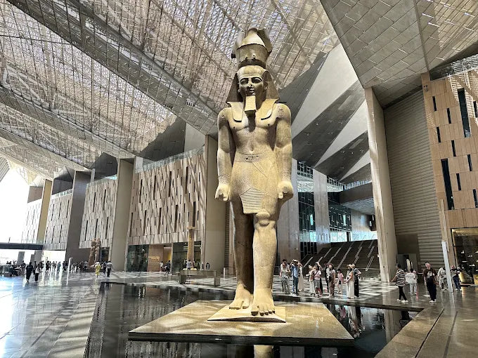 From Sharm El Sheikh: Cairo Day Trip to the Pyramids and Grand Egyptian Museum by Flight
