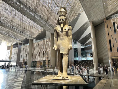 From Sharm El Sheikh: Cairo Day Trip to the Pyramids and Grand Egyptian Museum by Flight