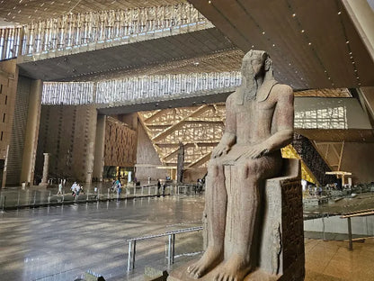 From Sharm El Sheikh: Cairo Day Trip to the Pyramids and Grand Egyptian Museum by Flight