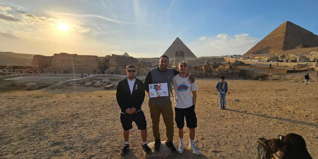 From Sharm El Sheikh: Small Group Tour to Pyramids of Giza and Egyptian Museum by Van