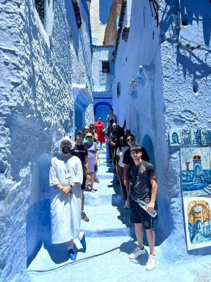 From Tanger: dagtrip naar Chefchaouen en de Akchour-watervallen