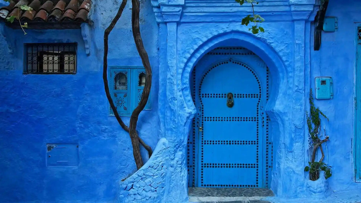 From Tanger: dagtrip naar Chefchaouen en de Akchour-watervallen