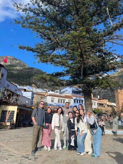 From Tanger: dagtrip naar Chefchaouen en de Akchour-watervallen