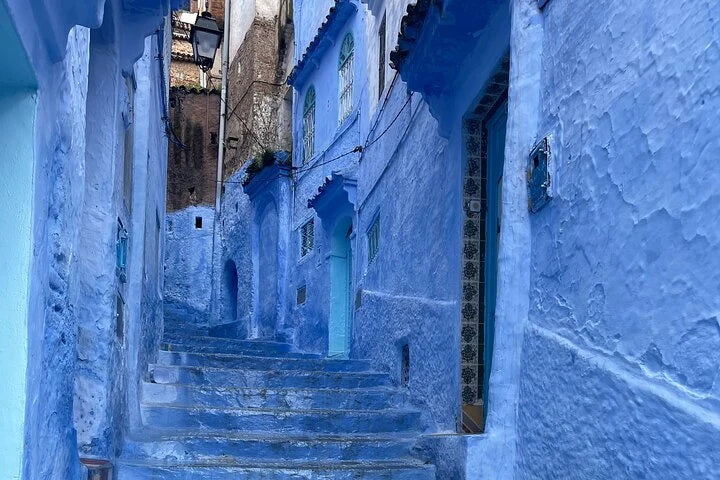 Från Tanger: dagsutflykt till Chefchaouen med traditionell marockansk lunch