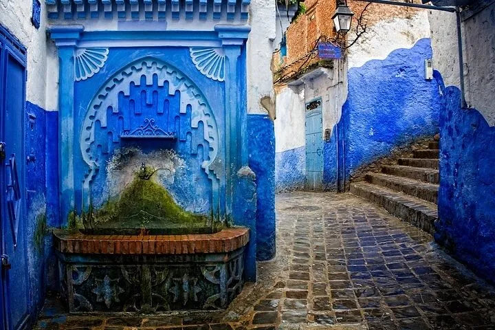 Från Tanger: dagsutflykt till Chefchaouen med traditionell marockansk lunch