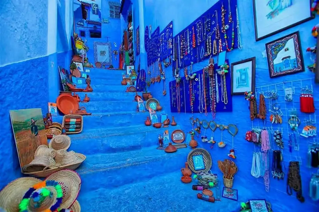From Tangier: Private Tour to Chefchaouen with Camel Ride and Cap Spartel Visit