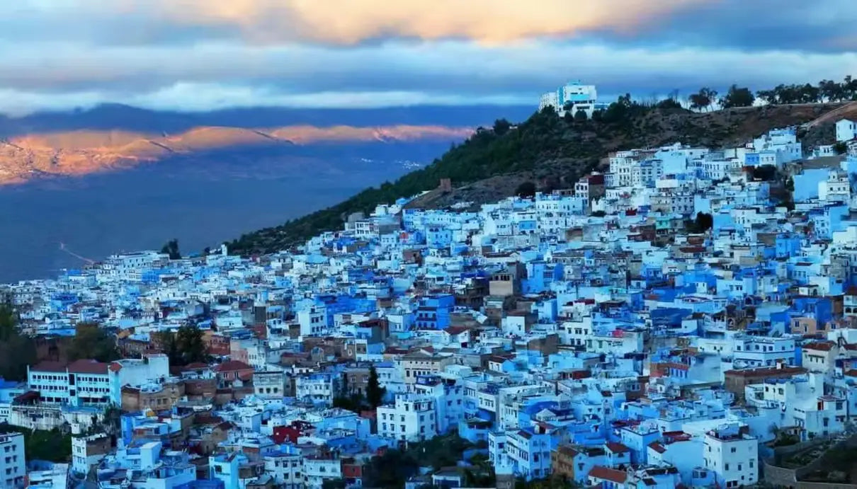 From Tangier: Private Tour to Chefchaouen with Camel Ride and Cap Spartel Visit