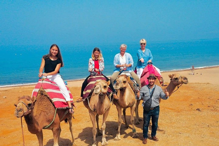From Tangier: Private Tour to Chefchaouen with Camel Ride and Cap Spartel Visit