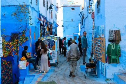 From Tangier: Private Tour to Chefchaouen with Camel Ride and Cap Spartel Visit