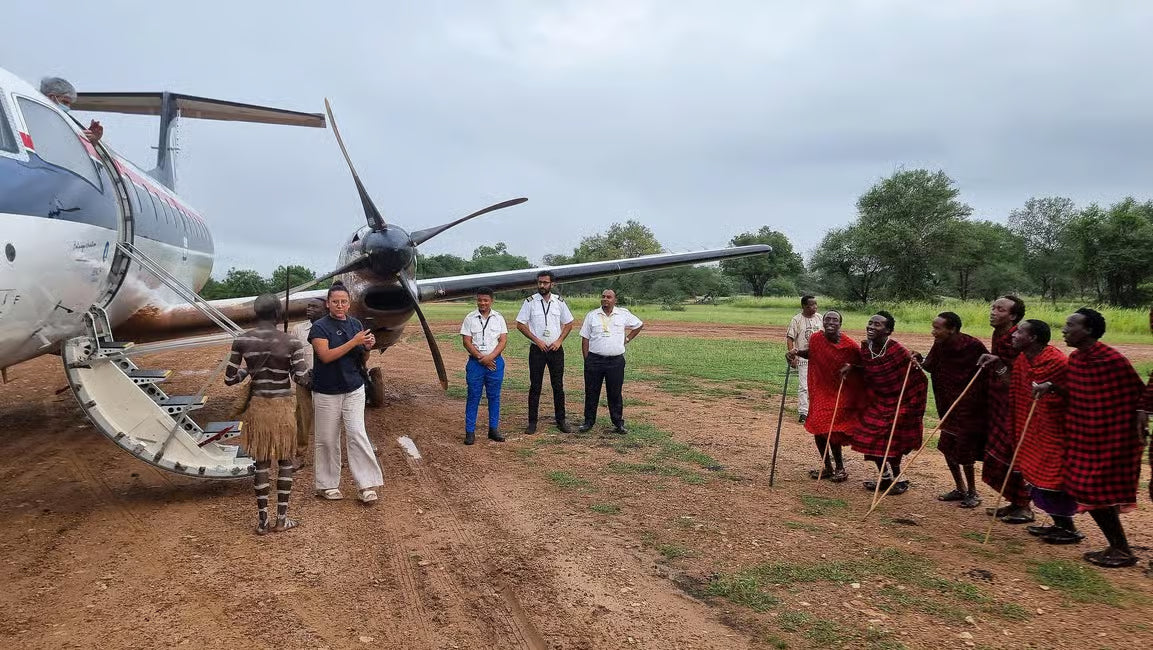 Da Zanzibar: Safari di un giorno alla Riserva di Selous con voli e pranzo nella savana