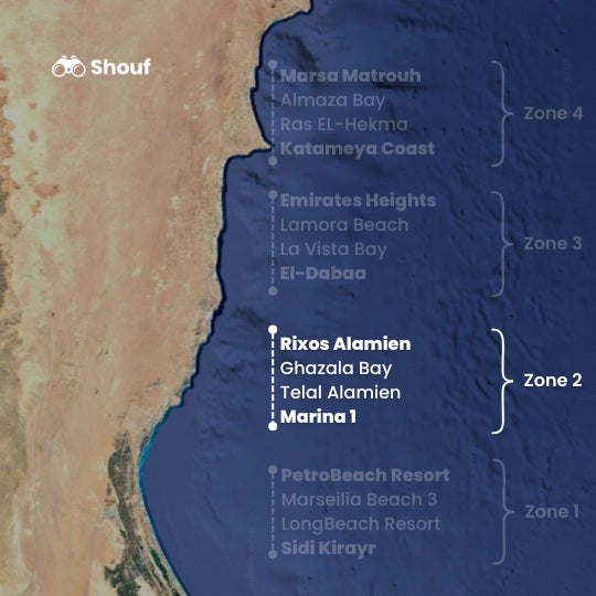 Fra Kairo: Privat bil- eller varebilutleie med sjåfør til Nordkysten