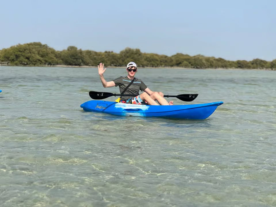 Fra Doha: Al Thakira Mangrover Kajakkpadling og Purple Island-tur