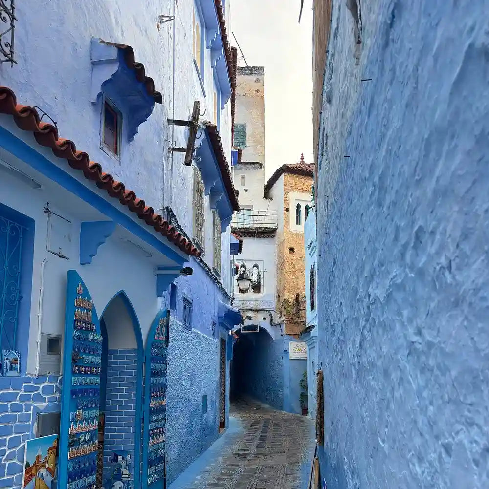 From Fez: Transfer to Tangier via Chefchaouen
