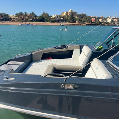 El Gouna: Private Fiber Speedboat Trip to Bayoud