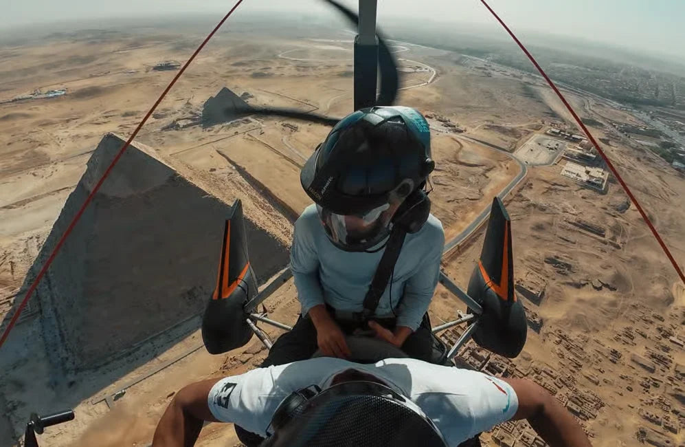 Gize: Piramitler Üzerinde Mikrolight Uçuş Deneyimi