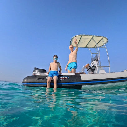 Hurghada: Excursie pe Insula Orange Bay cu barcă privată de mare viteză