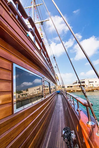 Hurghada: Gita in Barca a Vela dei Pirati con Snorkeling, Visita a Orange Bay e Pranzo