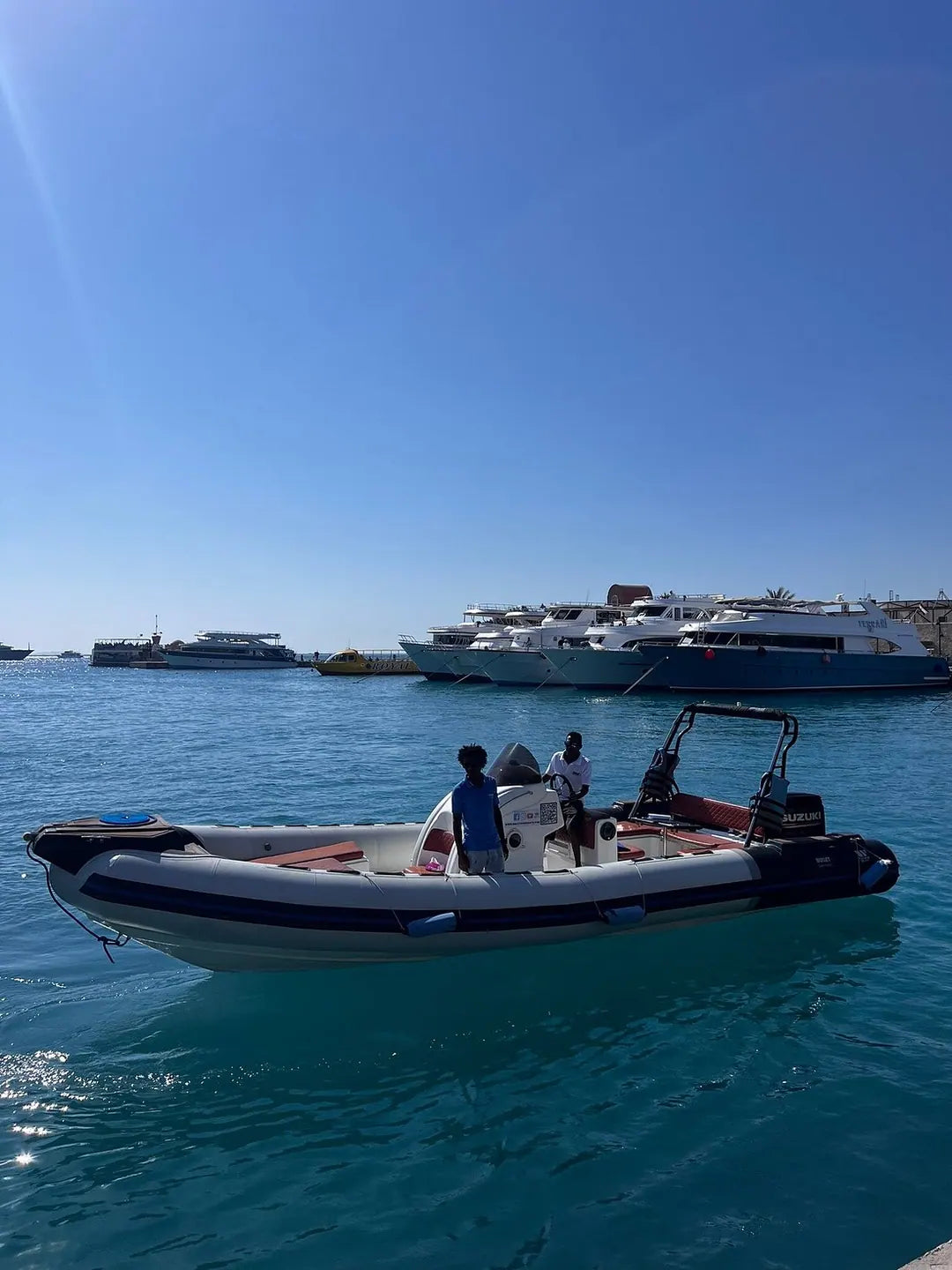 Hurghada: experiencia en Sunset Islands y snorkel en lancha rápida