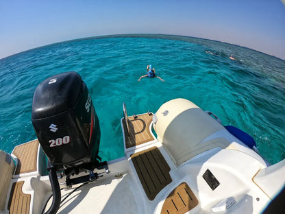 Hurghada: Excursie pe Insula Orange Bay cu barcă privată de mare viteză
